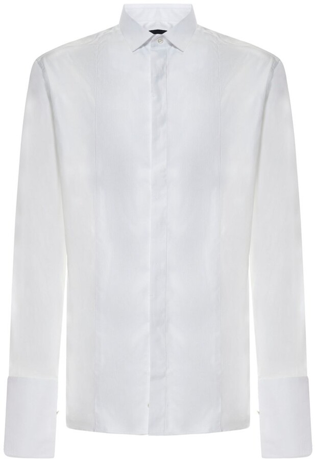 Emporio Armani White Men's Shirts | Shop the world's largest 