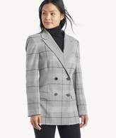 Thumbnail for your product : Sole Society Notch Collar Bold Glen Plaid Blazer