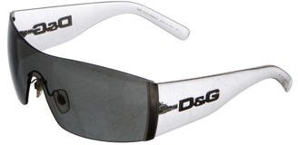 Dolce & Gabbana Logo Shield Sunglasses
