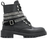 Thumbnail for your product : Carvela Tuxedo glitter buckle boots