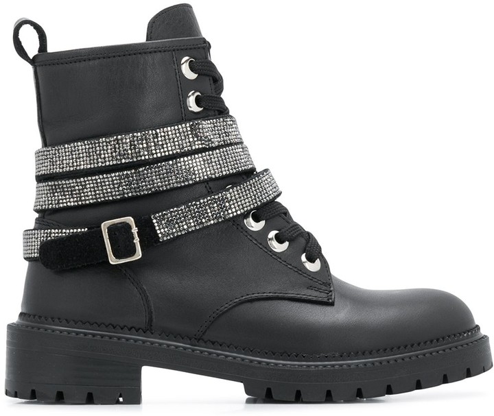 carvela buckle boots