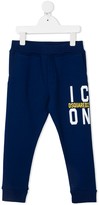 Thumbnail for your product : DSQUARED2 Kids Icon-print track pants