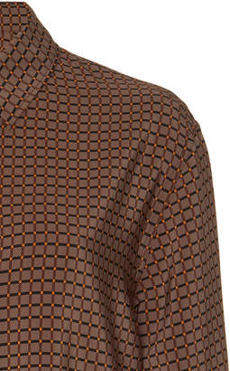 Joseph Bold Silk Plaid Button-Down Shirt