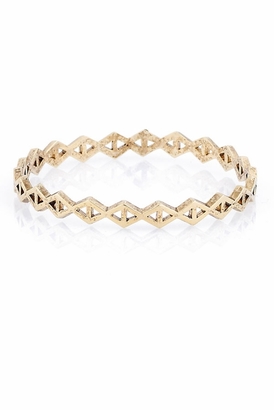 Low Luv by Erin Wasson Triangle Stack Bangle in Gold