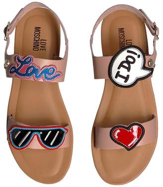 Love Moschino Sandals w/ Patches
