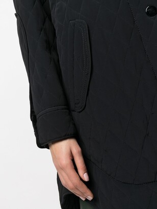 No.21 Quilted Mid-Length Coat