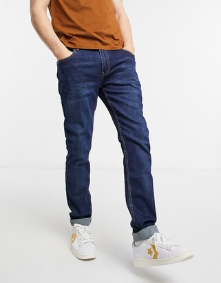 Farah Drake skinny fit jeans in dark blue - ShopStyle