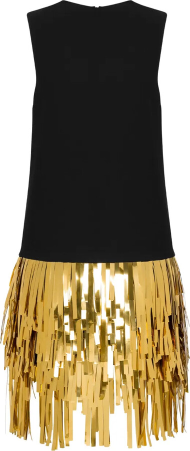 Moschino Fringed Mini Dress