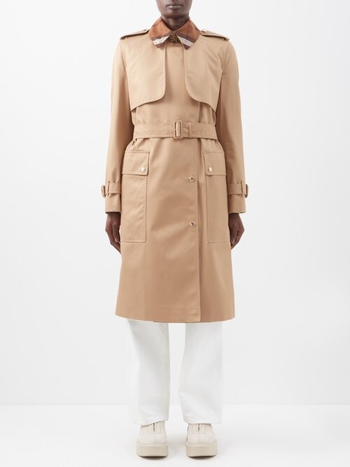 Womens Gabardine Trench Coat | Shop the world's largest collection 