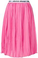 Thumbnail for your product : Miu Miu pleated midi skirt