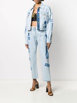 Thumbnail for your product : Versace High-Rise Cropped Straight-Fit Jeans