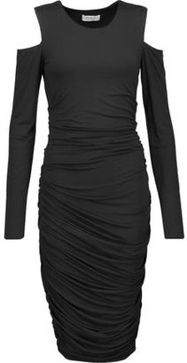 Bailey 44 Cutout Ruched Stretch-Jersey Dress