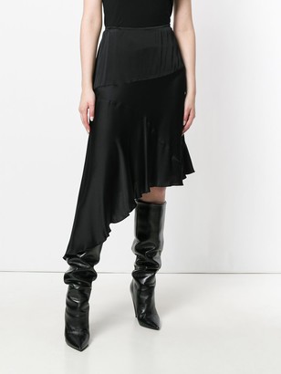 Romeo Gigli Pre-Owned Fluid Asymmetric Skirt
