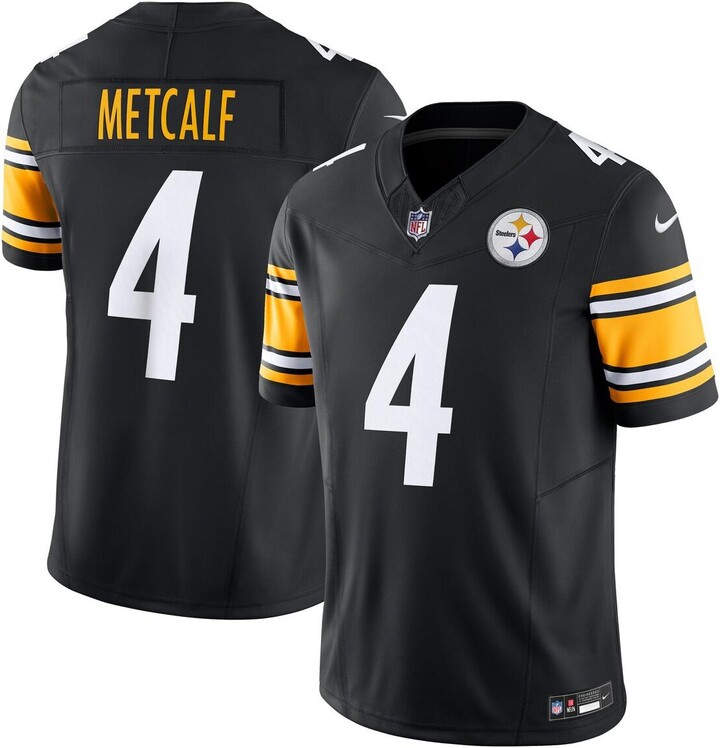 Nike Men's Dk Metcalf Black Pittsburgh Steelers Team Vapor F.u.s.e. Limited Jersey