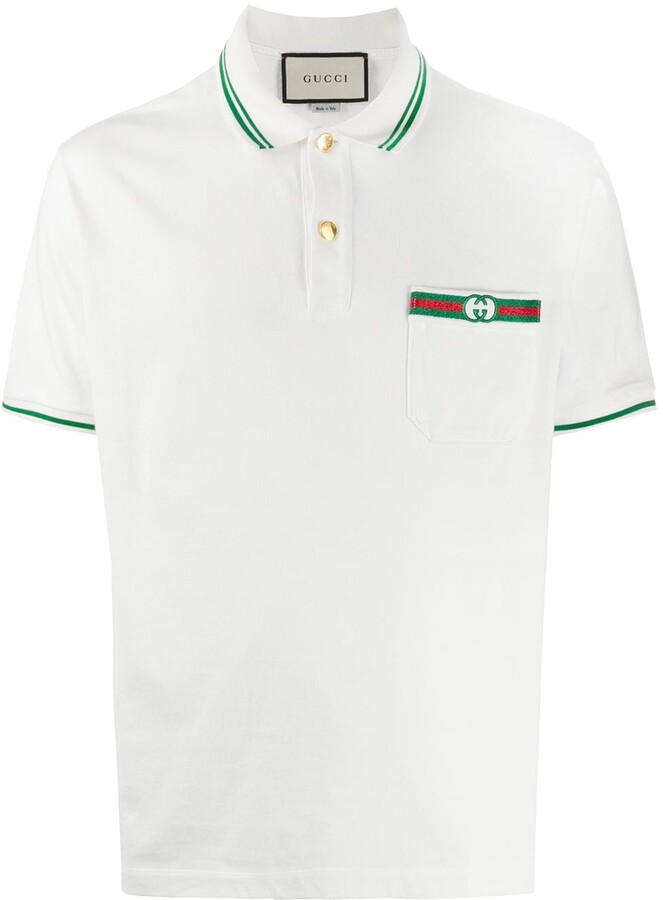 Luisaviaroma Men Clothing T-shirts Polo Shirts Academy Embroidery Cotton Piquet Polo 