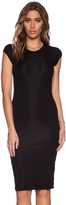 Thumbnail for your product : Monrow Lycra Rib Cap Sleeve Dress