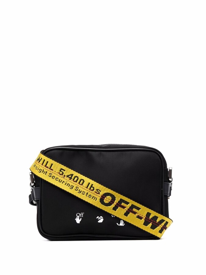 Off-White OW logo print crossbody bag - ShopStyle