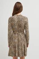 Thumbnail for your product : French Connection Leopard Jersey Shirt Dress