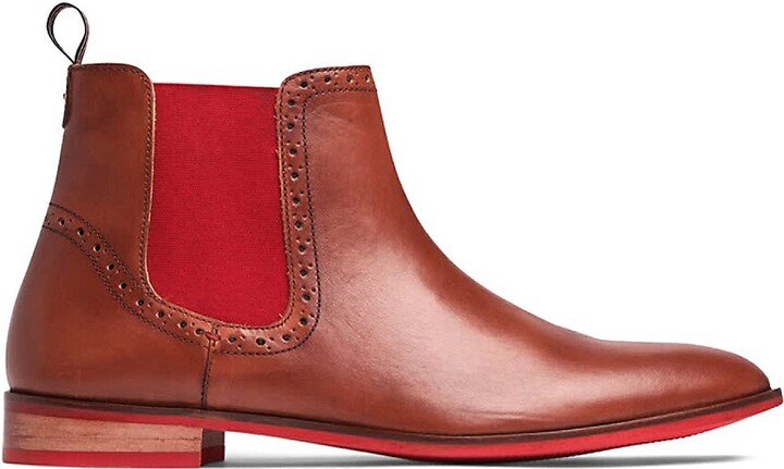 Carlos Santana Mantra Leather Chelsea Boots