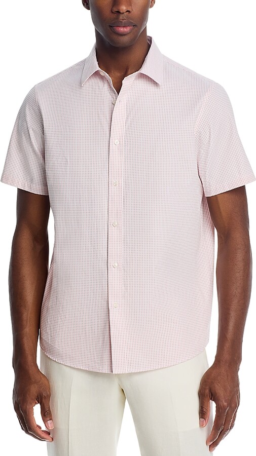 Michael Kors Dobby Square Point Collar Shirt