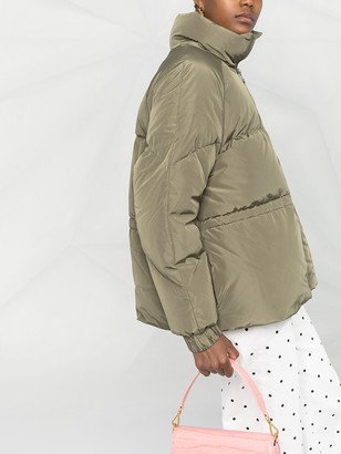 Ganni Oversized Zipped Puffer Jacket