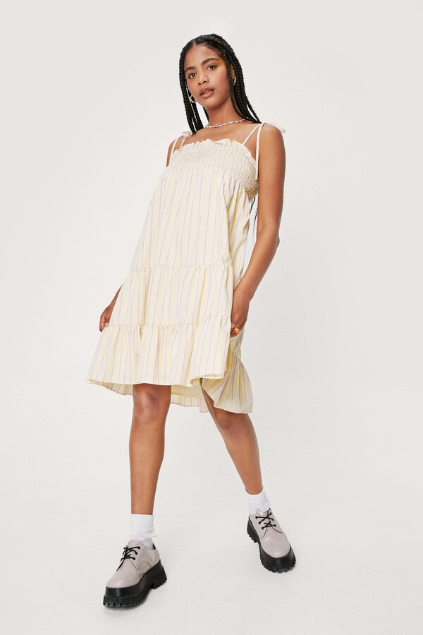 Mini smock dress womens Clearance