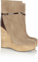 Thumbnail for your product : Chloé Suede wedge ankle boots