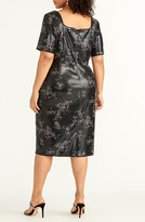Thumbnail for your product : Rachel Roy Short Sleeve Floral Sequin Dress