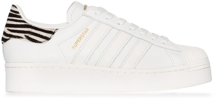 adidas Superstar Bold low-top sneakers - ShopStyle