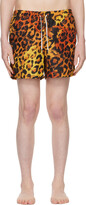 Thumbnail for your product : Bather Orange Drawstring Swim Shorts