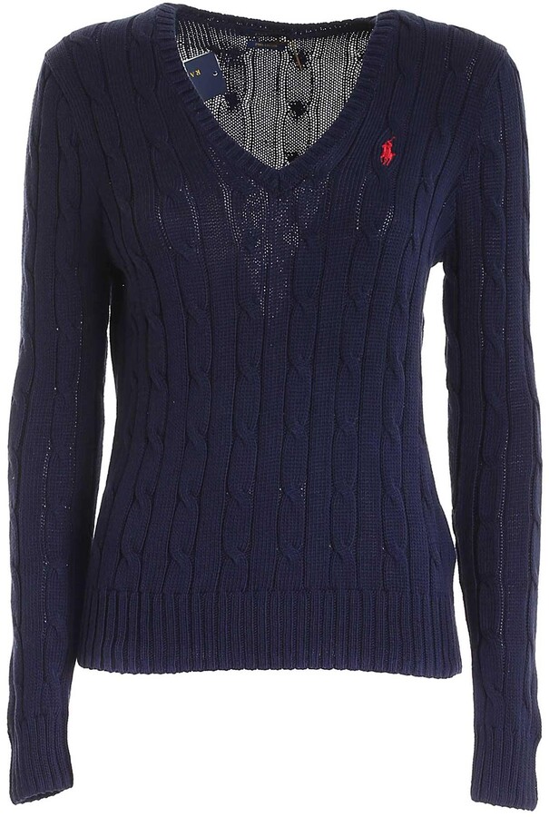 Ralph Lauren Merino Wool V-Neck Golf Sweater - ShopStyle