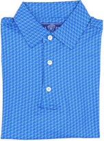 Thumbnail for your product : USA Palm Silky Soft Polo Long Sleeve - Passion (Blue)