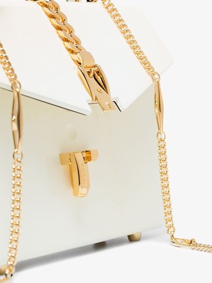 Gucci white Sylvie 1969 top handle bag