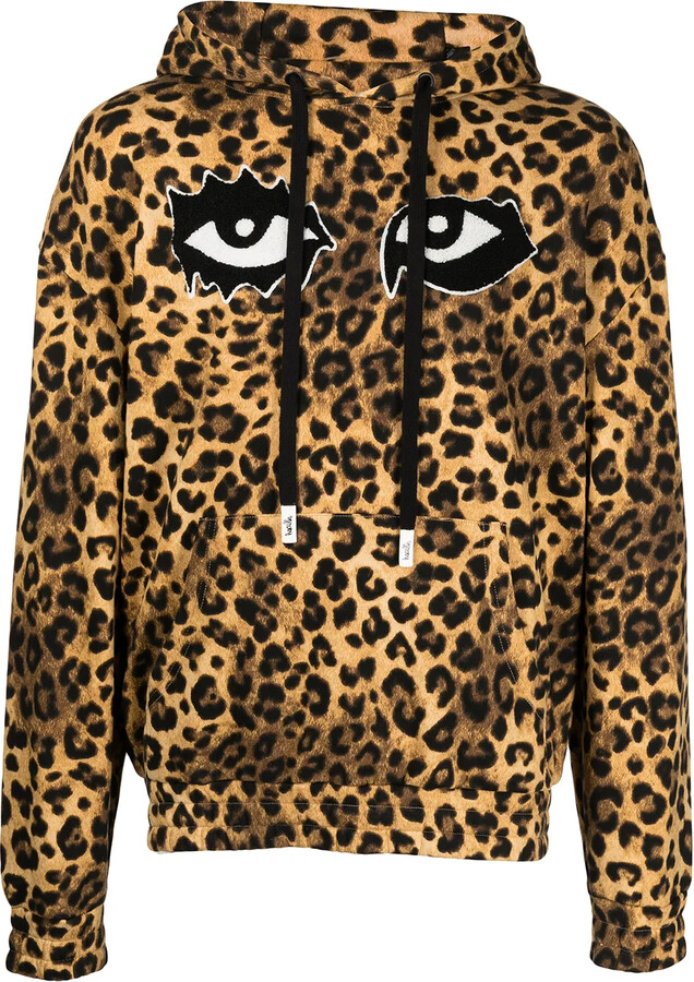 leopard hoodie men