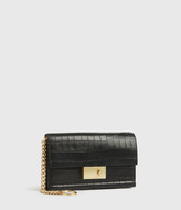 Thumbnail for your product : AllSaints Hercules Crocodile Leather Wallet