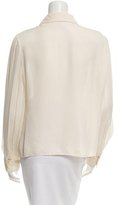 Thumbnail for your product : Valentino Embellished Silk Blouse