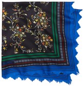 Thumbnail for your product : Tory Burch Sacred Floral Silk Square Scarf