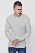 Thumbnail for your product : boohoo All Over Rib Jumper