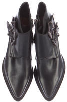 Thumbnail for your product : Barbara Bui Leather Pointed-Toe Ankle Boots