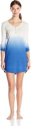 Cosabella Women's Bella Ombre Long Sleeve Pullover Chemise