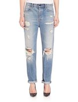 Thumbnail for your product : Alexander Wang Denim x Distressed Boyfriend Jeans