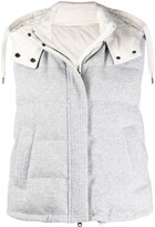 Thumbnail for your product : Brunello Cucinelli Hooded Padded Gilet