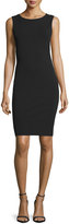 Thumbnail for your product : Nicole Miller Sleeveless Cowl-Back Sheath Dress, Black