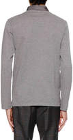 Thumbnail for your product : Lanvin Men's Long-Sleeve Grosgrain-Collar Polo Shirt