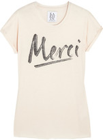 Thumbnail for your product : Zoe Karssen Merci cotton and modal-blend T-shirt