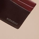 Thumbnail for your product : Burberry Colour Block London Leather Card Case