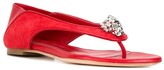 Thumbnail for your product : Alexander McQueen King And Queen Skull Sandals