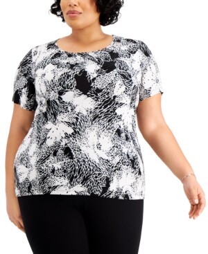 macys jm plus size tops