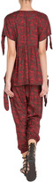 Thumbnail for your product : Anna Sui Printed Harem Pants
