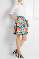 Thumbnail for your product : Marc by Marc Jacobs Jerrie Rose floral-print cotton-poplin skirt